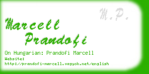 marcell prandofi business card